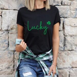 Lucky Shamrock Saint Patrick’s Day Women’s Short Sleeve T-shirt